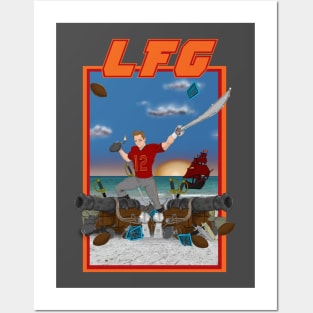 Bucs LFG orange Posters and Art